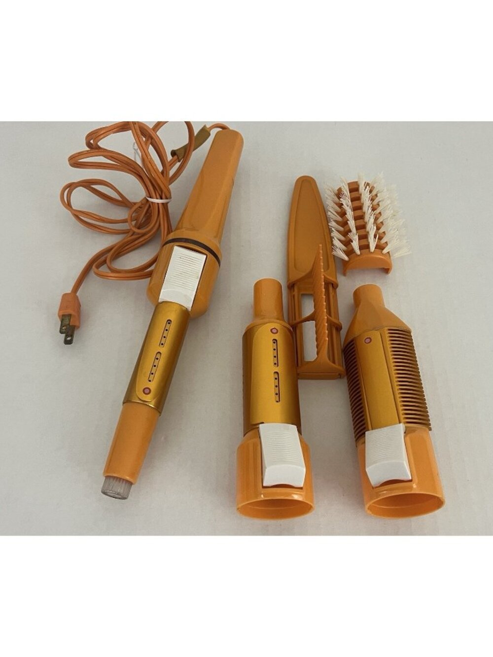 Super Curl 3 in 1 by Gillette Curling Iron  & Attachments Tested Working